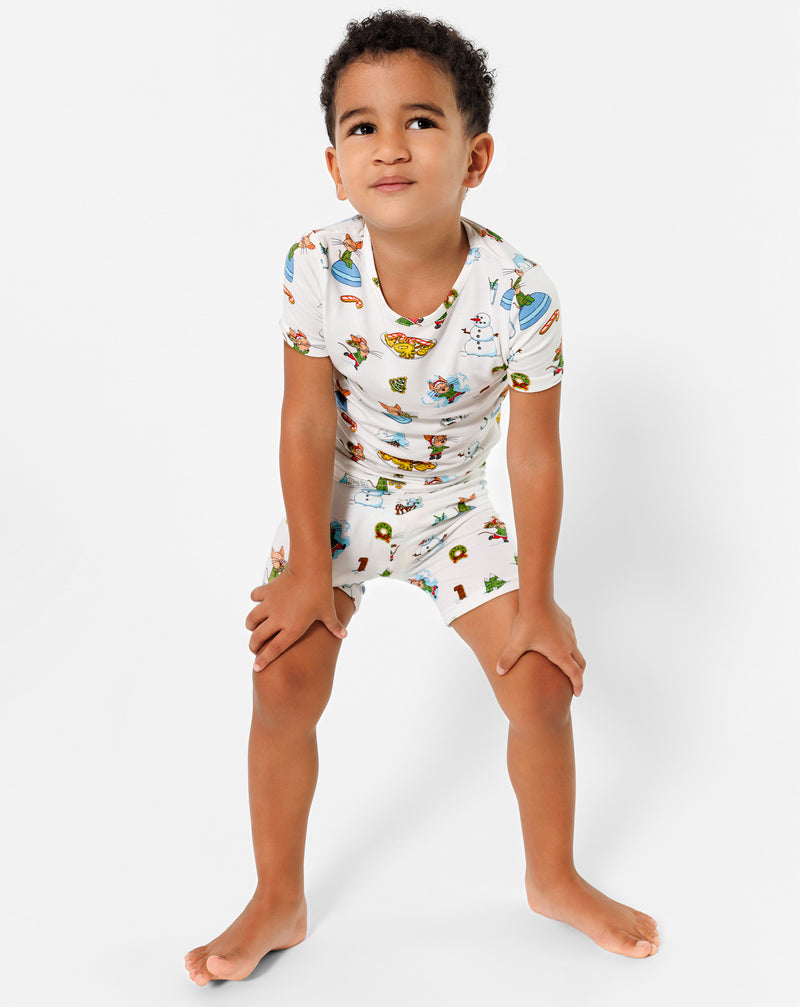 If You Give a Mouse a Cookie Christmas Bamboo Kids Pajama Short Set