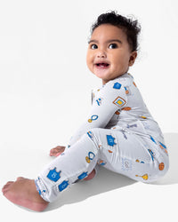 All Star Basketball Bamboo Convertible Footie