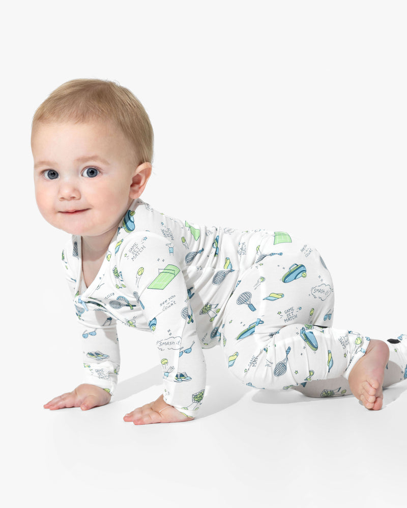 Tennis Bamboo Convertible Footie
