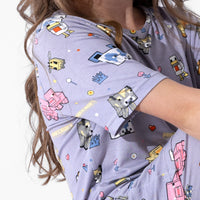 Minecraft Pixel Pals Bamboo Kids Pajama Short Set