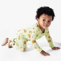 Capybara Boba Bamboo Convertible Footie