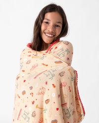 Minecraft: Summer Vibes Bamboo Sherpa Blanket