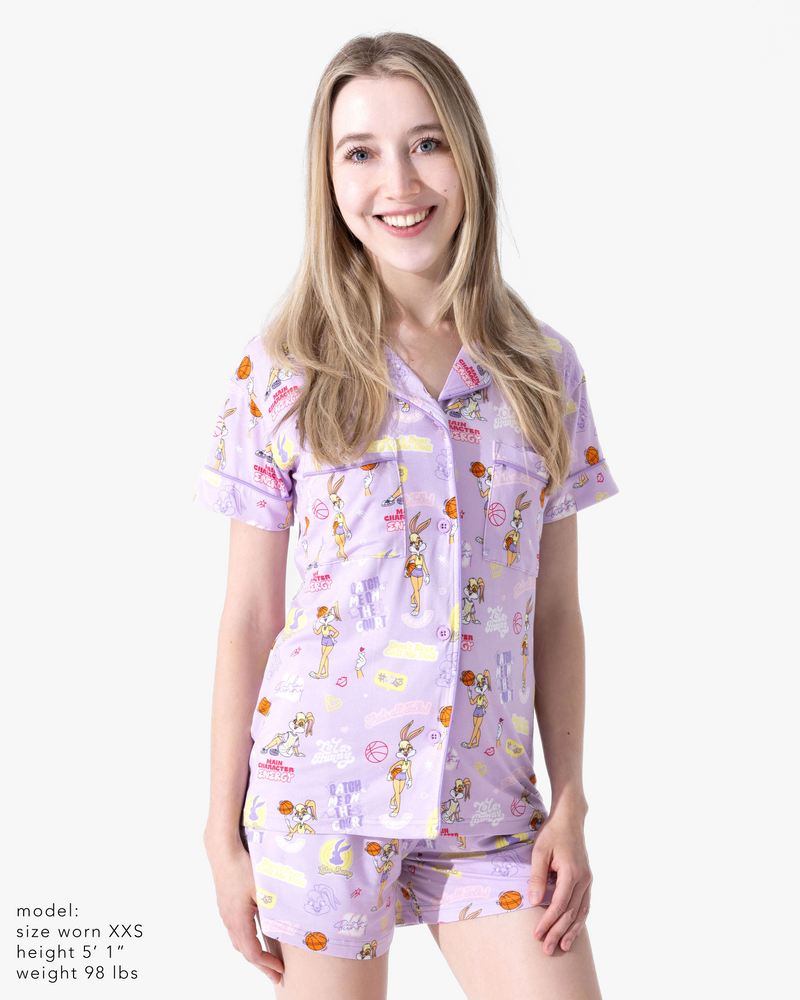 Lola Bunny Bamboo Women's Pajama Short Set