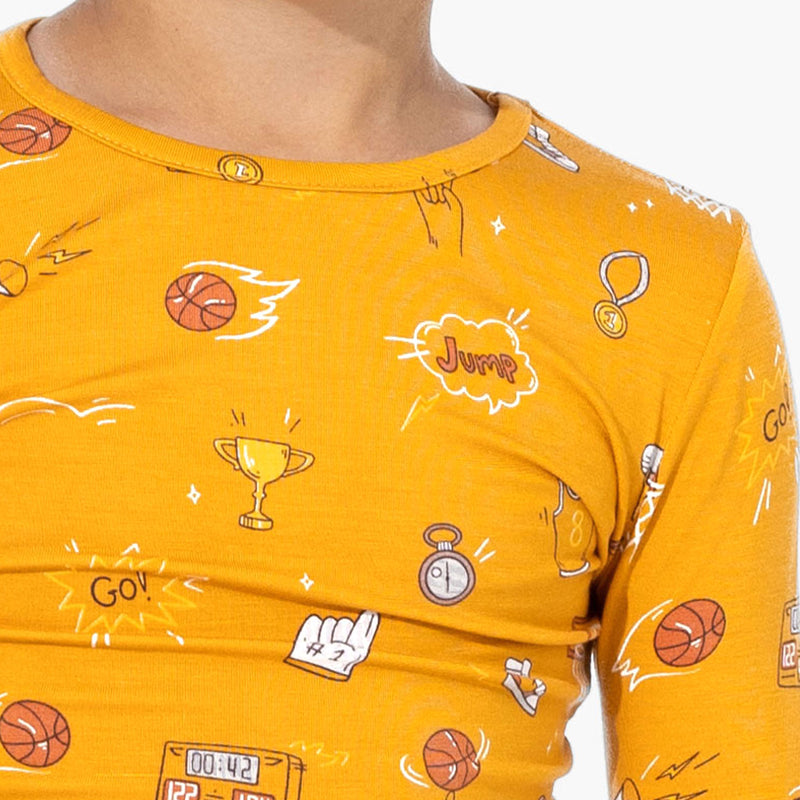 Basketball Bamboo Kids Pajamas