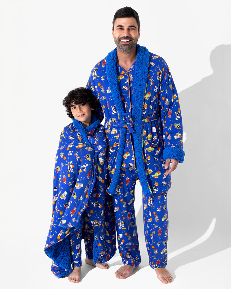 Space Jam Bamboo Adult Sherpa Bathrobe