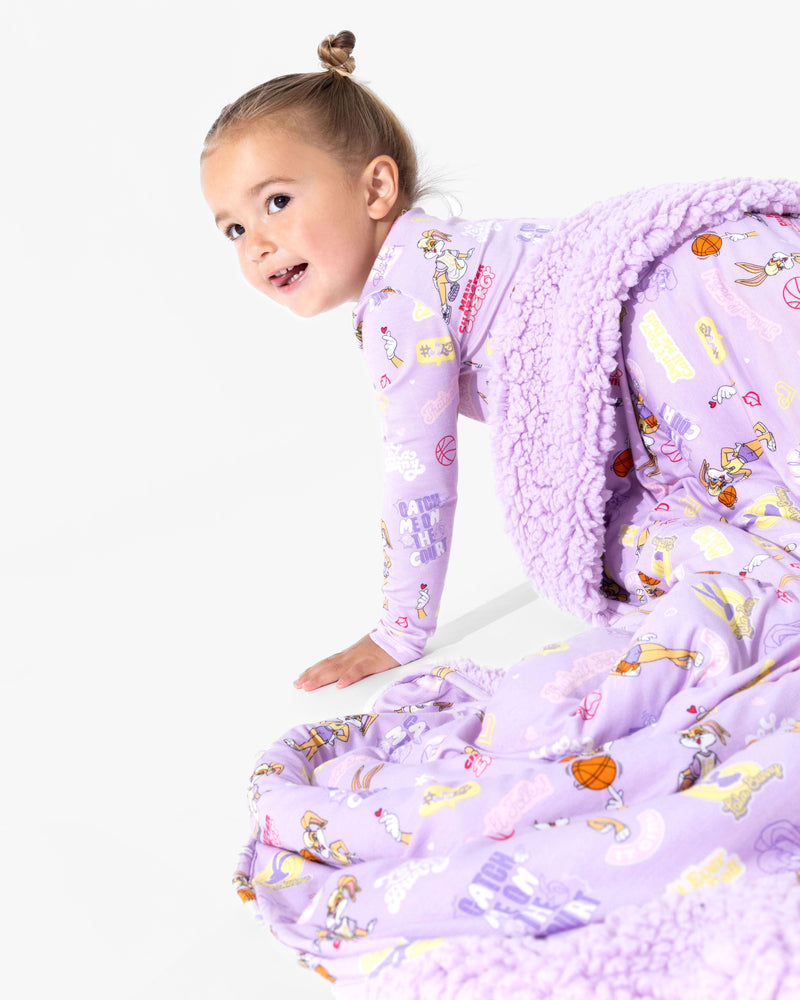 Lola Bunny Bamboo Sherpa Blanket