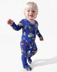 Space Jam Bamboo Convertible Footie