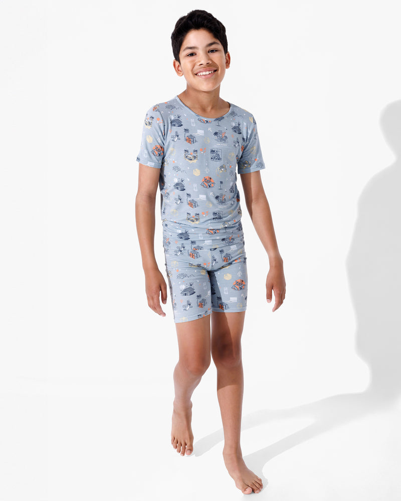 Minecraft: Time to Mine Bamboo Kids Pajama Short Set