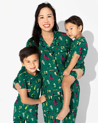 Minecraft: Midnight Mobs Bamboo Kids Pajama Short Set