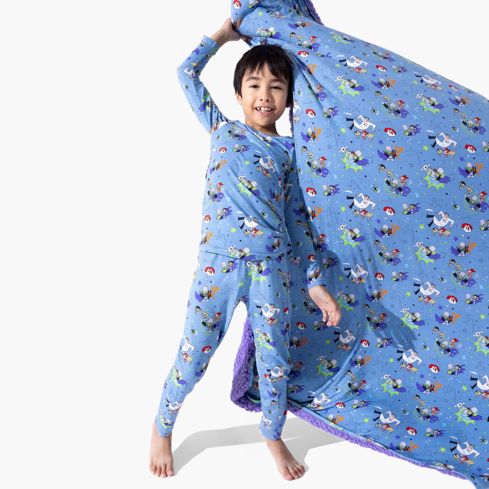 Powerpuff Girls Mojo Jojo Showdown Bamboo Kids Pajamas