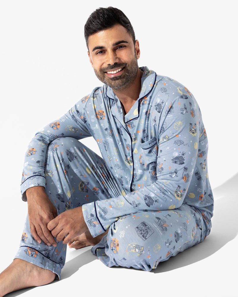Minecraft: Time to Mine Bamboo Men's Pajama Set