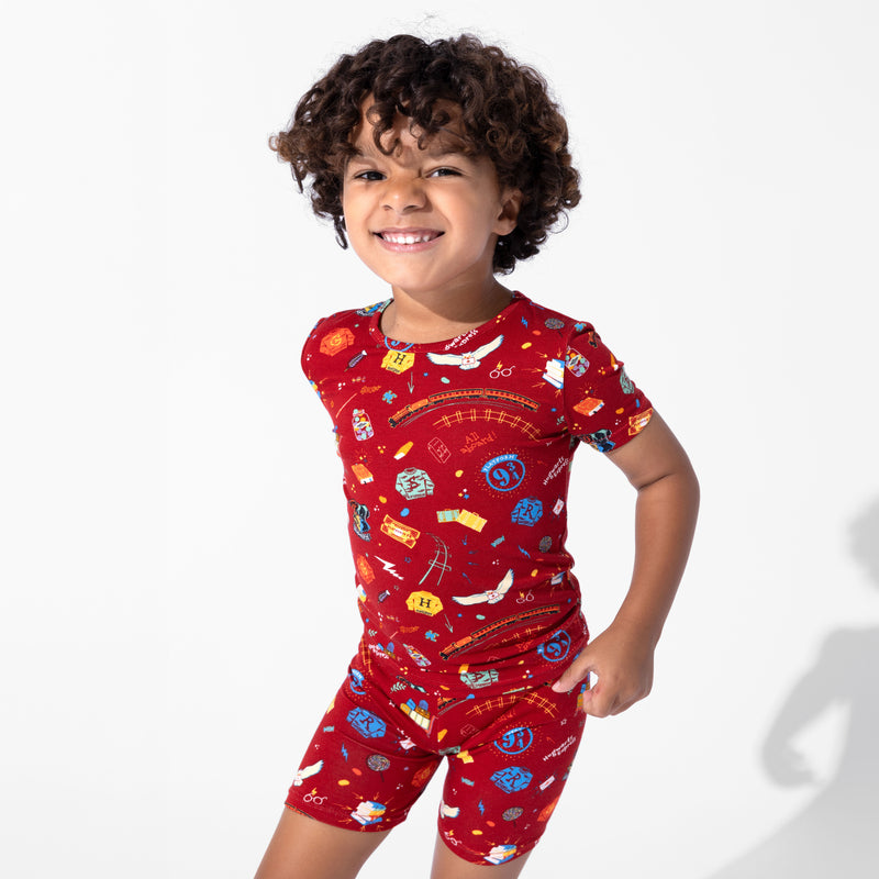 Hogwarts Express Bamboo Kids Pajama Short Set