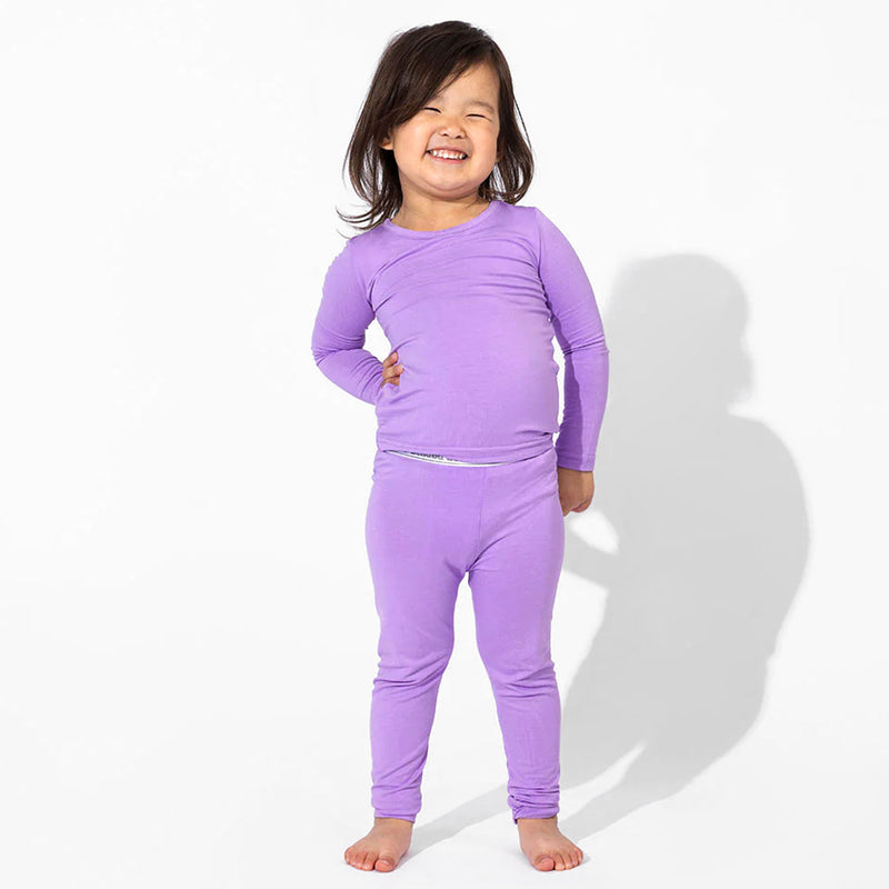 Lavender Bamboo Kids Pajamas
