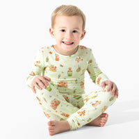Capybara Boba Bamboo Kids Pajamas