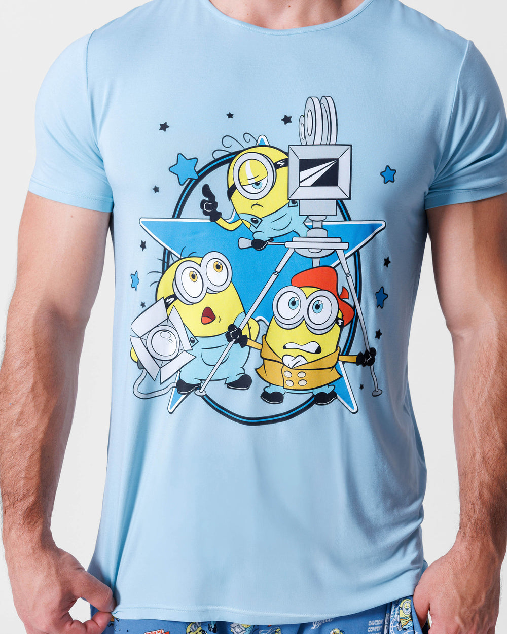 Minions: Lights Camera Action Bamboo Men's Pajama Set