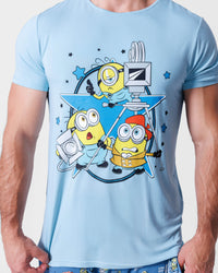 Minions: Lights Camera Action Bamboo Men's Pajama Set
