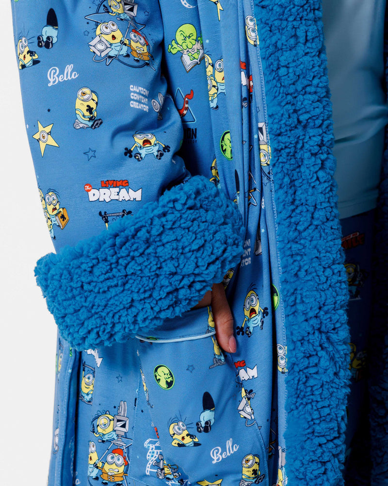 Minions: Lights Camera Action Bamboo Sherpa Bathrobe