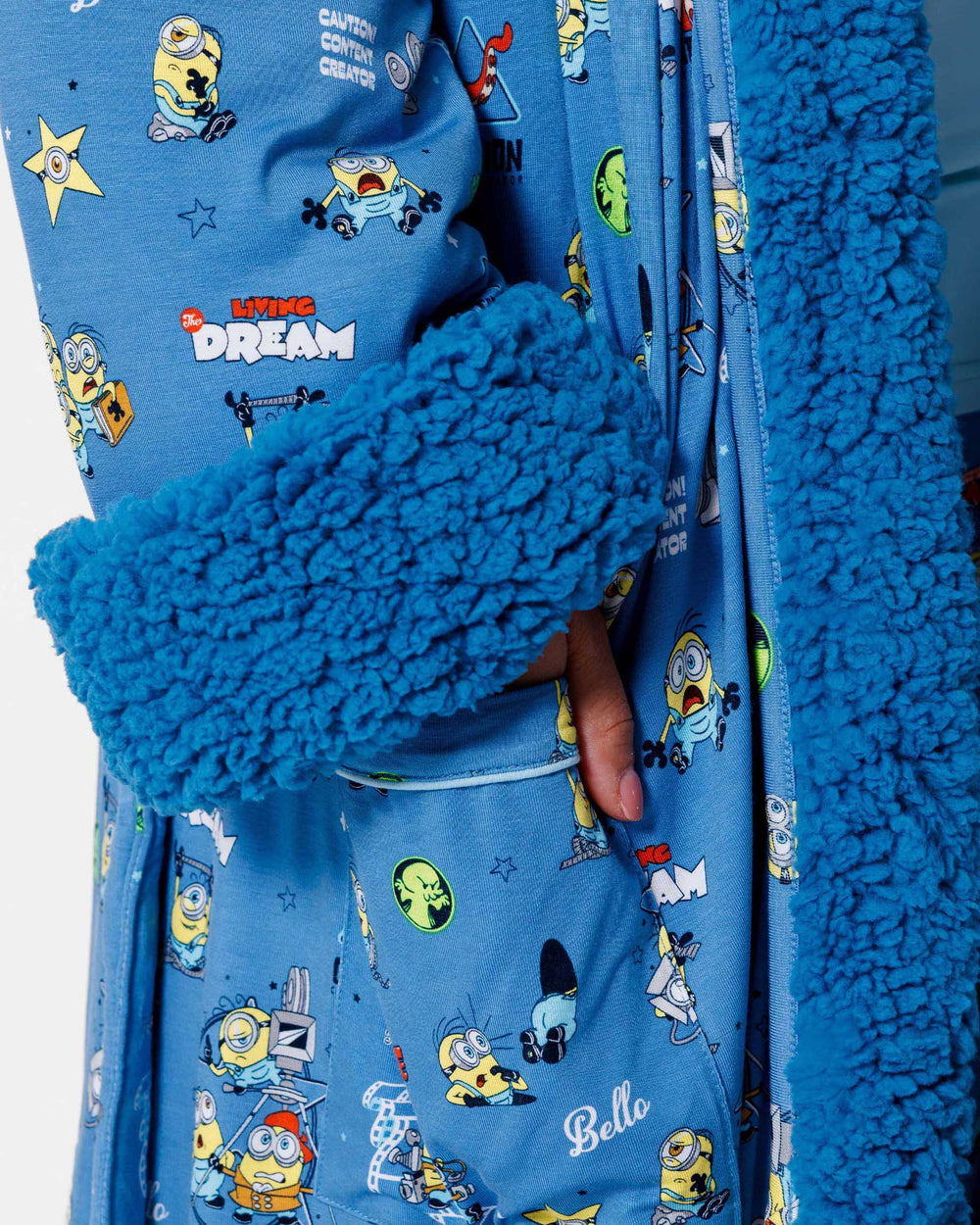 Minions: Lights Camera Action Bamboo Sherpa Bathrobe