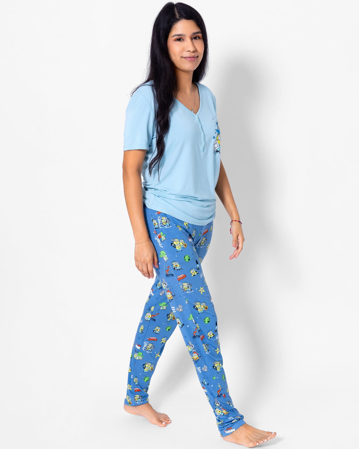 Minions: Lights Camera Action Bamboo Women's Pajama Set