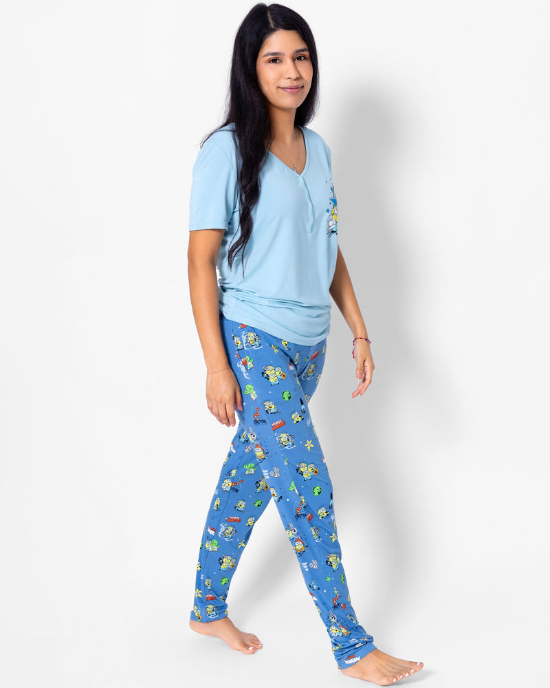 Minions: Lights Camera Action Bamboo Women's Pajama Set