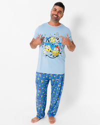 Minions: Lights Camera Action Bamboo Men's Pajama Set