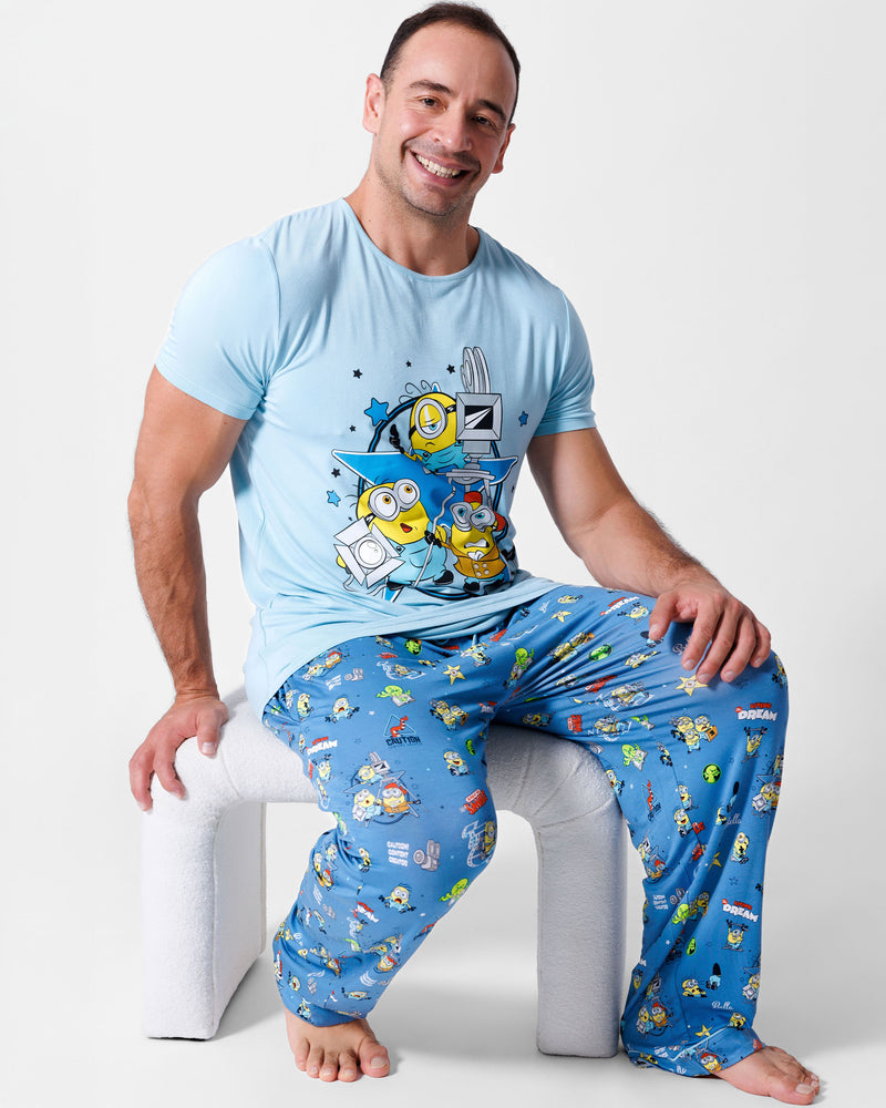 Minions: Lights Camera Action Bamboo Men's Pajama Set