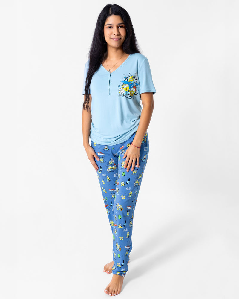 Minions: Lights Camera Action Bamboo Women's Pajama Set