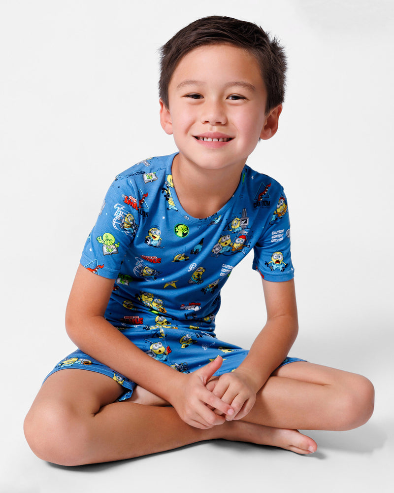 Minions: Lights Camera Action Bamboo Kids Pajama Short Set