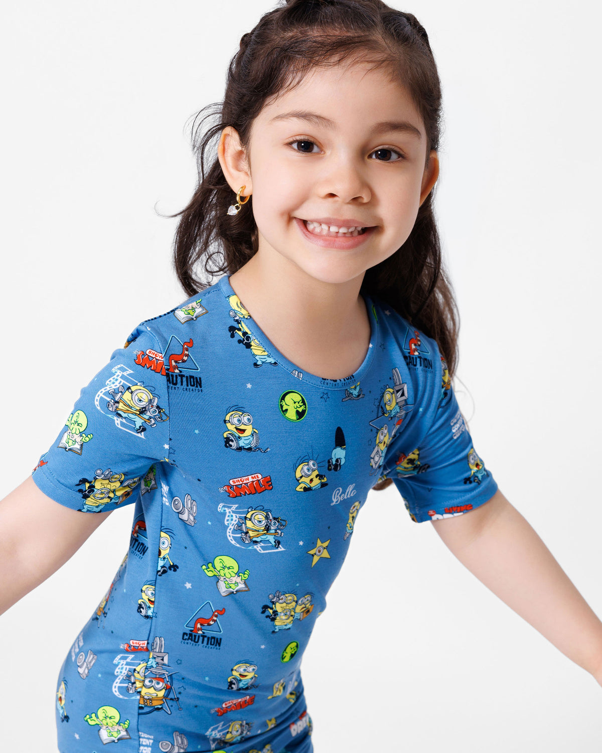 Minions: Lights Camera Action Bamboo Kids Pajama Short Set