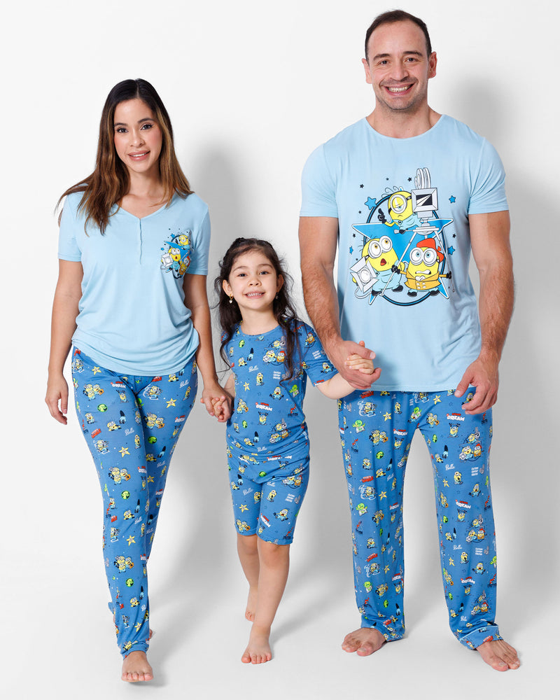 Minions: Lights Camera Action Bamboo Men's Pajama Set