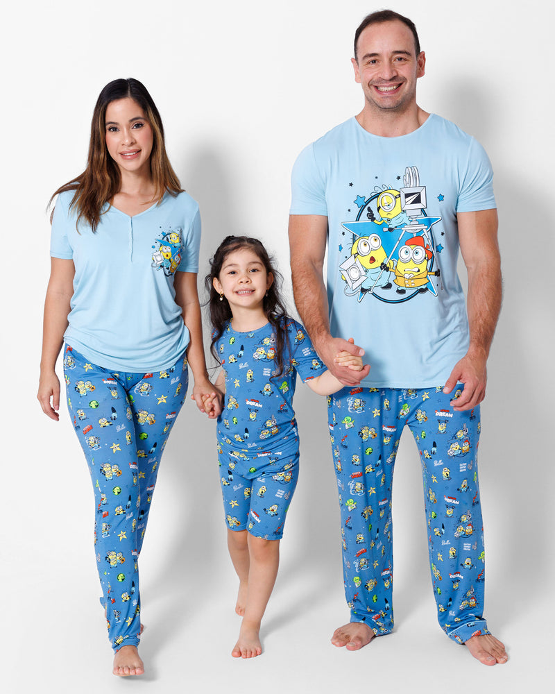 Minions: Lights Camera Action Bamboo Men's Pajama Set
