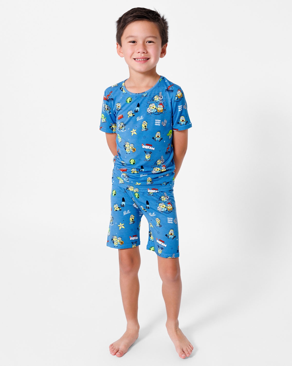 Minions: Lights Camera Action Bamboo Kids Pajama Short Set