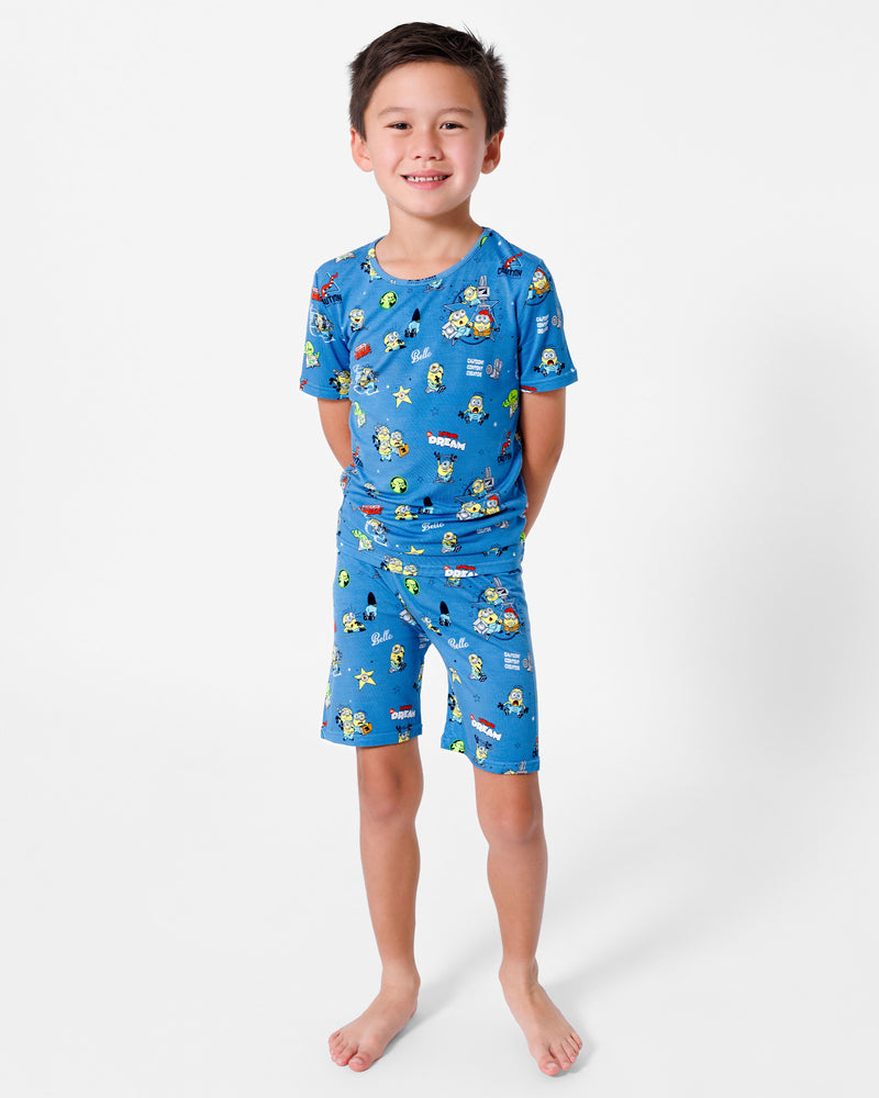 Minions: Lights Camera Action Bamboo Kids Pajama Short Set