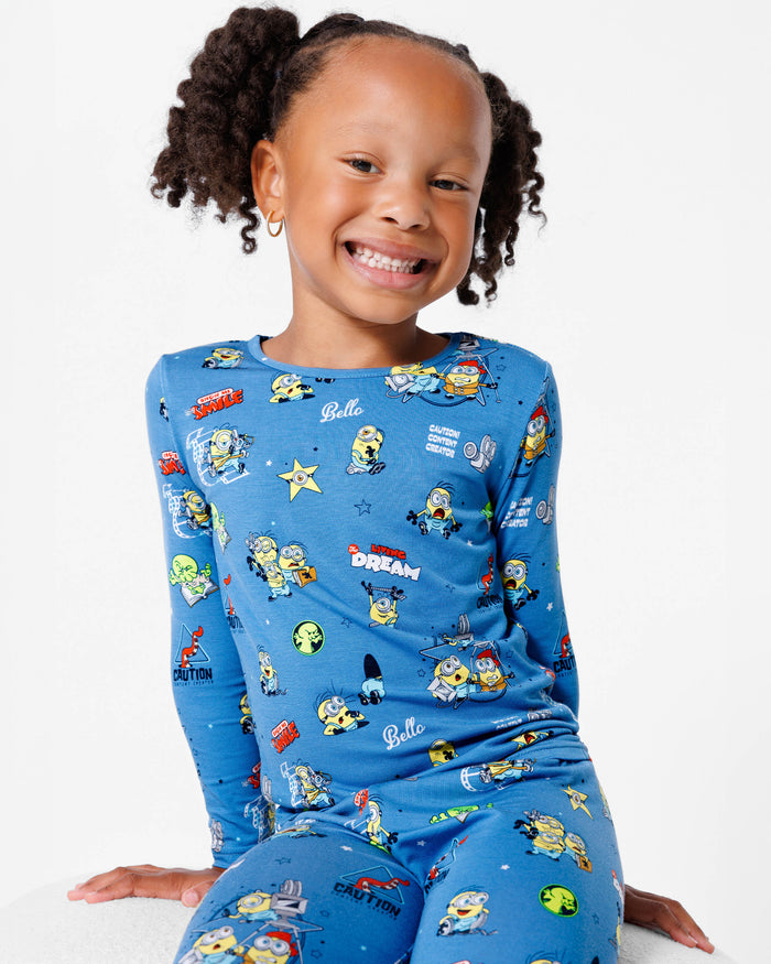 Minions: Lights Camera Action Bamboo Kids Pajamas
