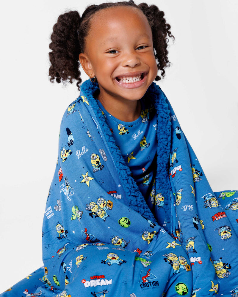 Minions: Lights Camera Action Bamboo Sherpa Blanket