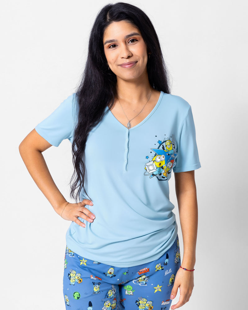 Minions: Lights Camera Action Bamboo Women's Pajama Set
