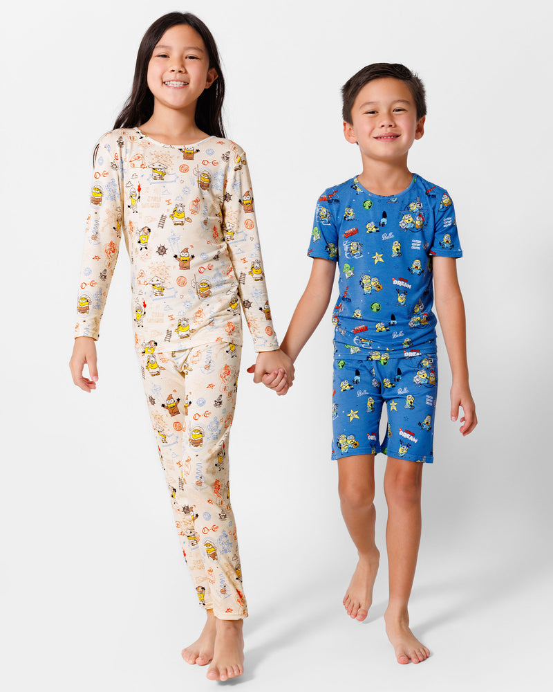 Minions: Lights Camera Action Bamboo Kids Pajama Short Set