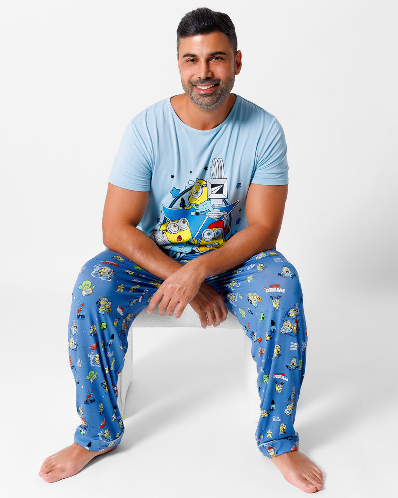 Minions: Lights Camera Action Bamboo Men's Pajama Set