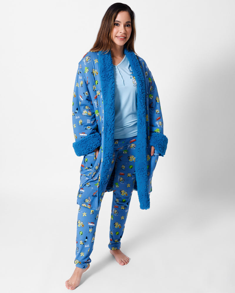Minions: Lights Camera Action Bamboo Sherpa Bathrobe