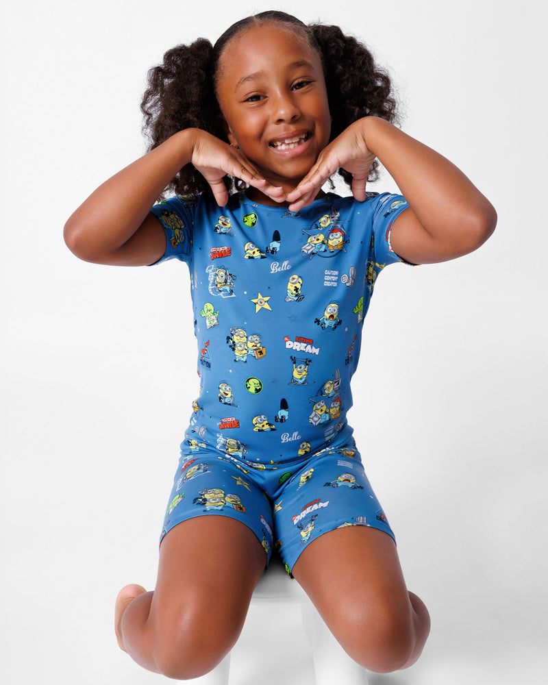 Minions: Lights Camera Action Bamboo Kids Pajama Short Set