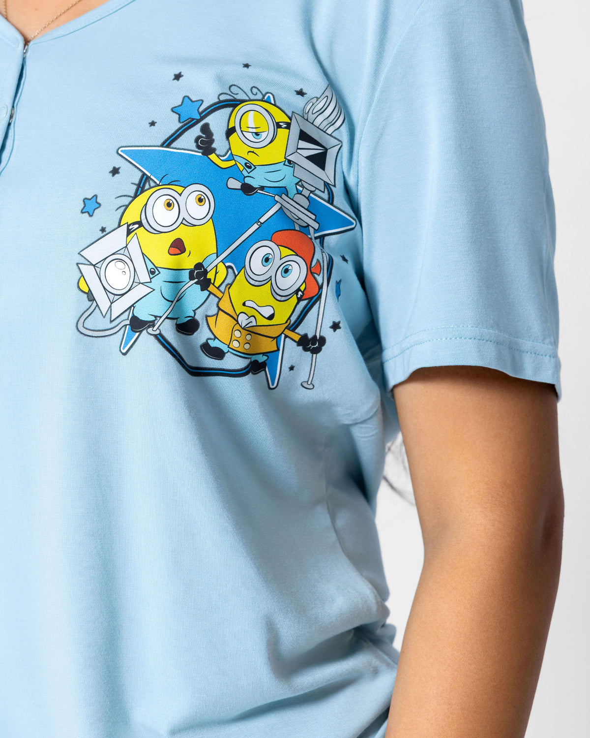 Minions: Lights Camera Action Bamboo Women's Pajama Set