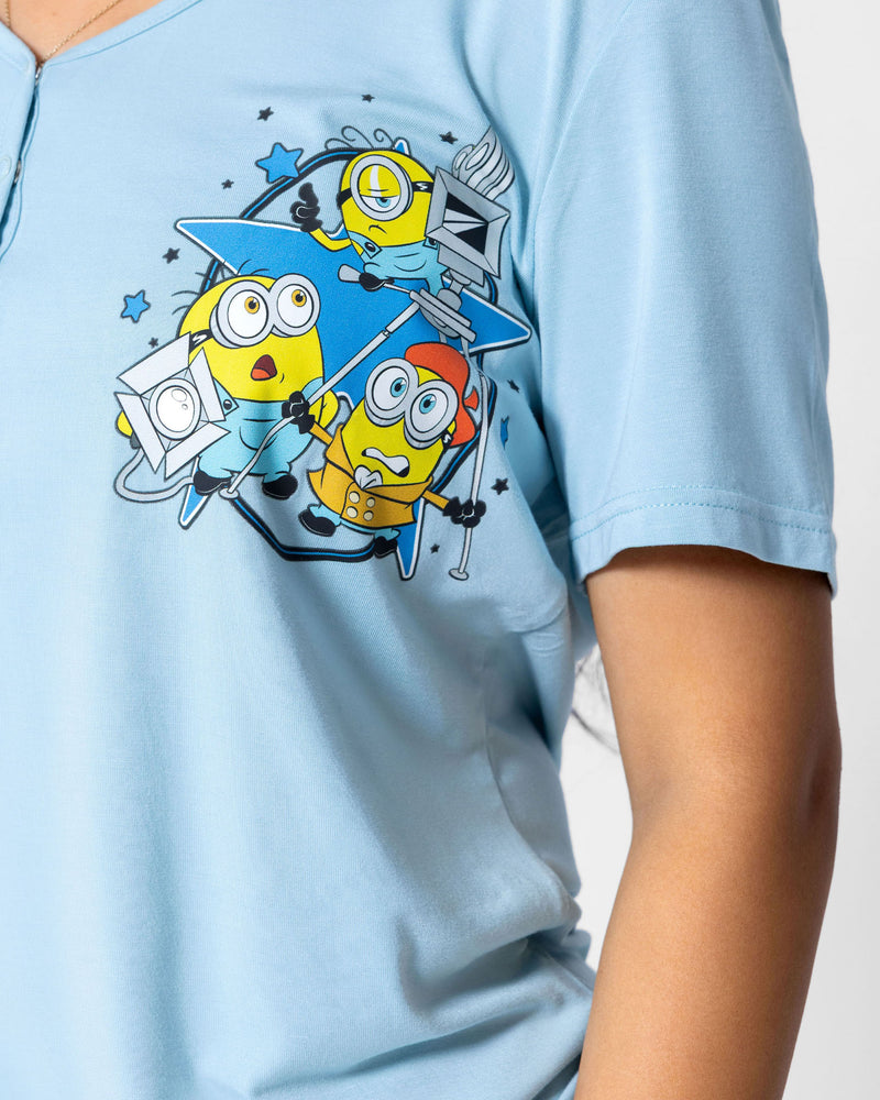 Minions: Lights Camera Action Bamboo Women's Pajama Set