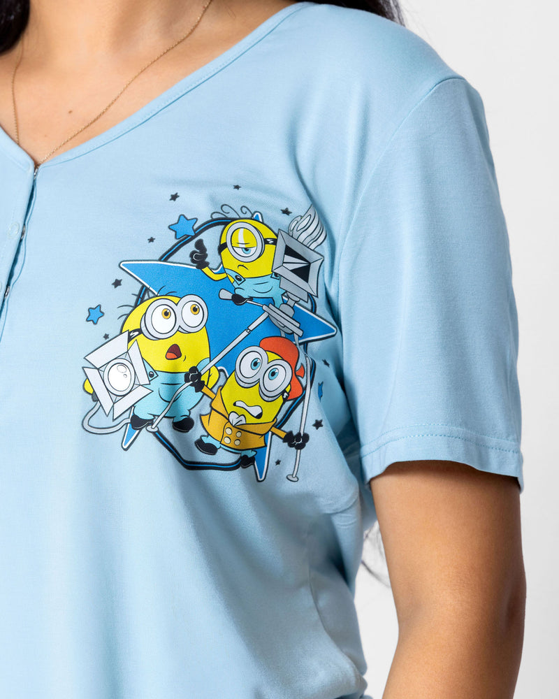 Minions: Lights Camera Action Bamboo Women's Pajama Set