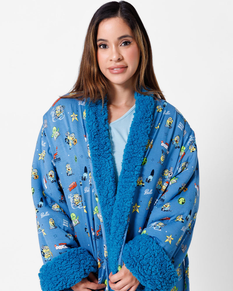 Minions: Lights Camera Action Bamboo Sherpa Bathrobe