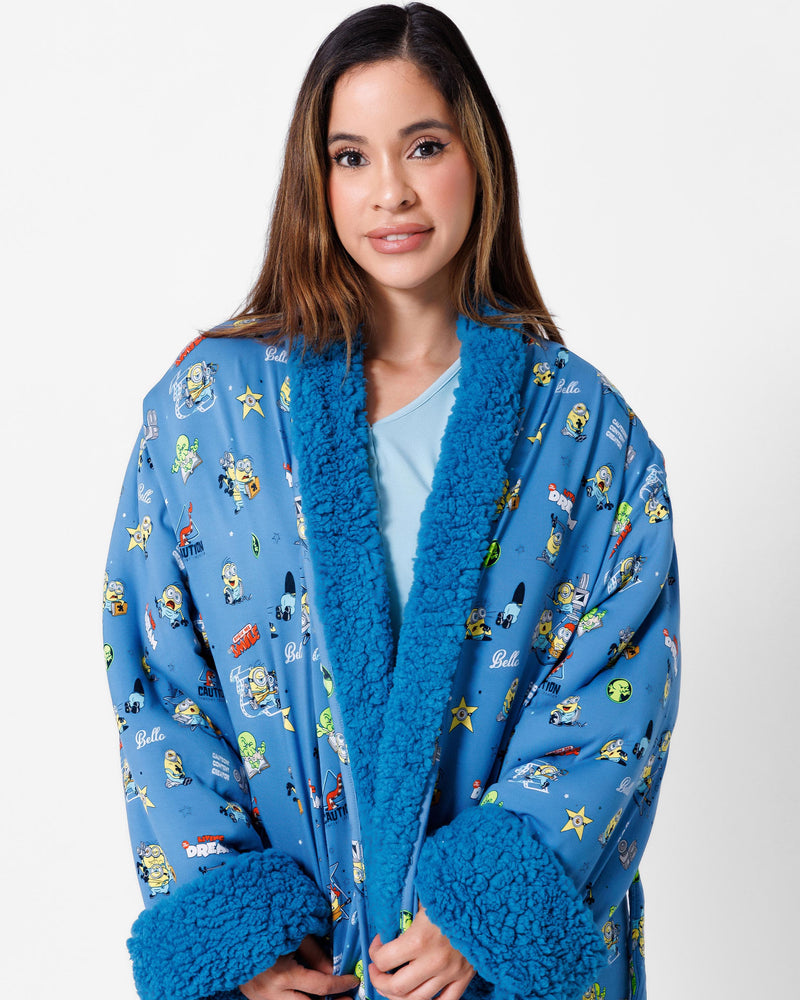 Minions: Lights Camera Action Bamboo Sherpa Bathrobe