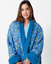Minions: Lights Camera Action Bamboo Sherpa Bathrobe
