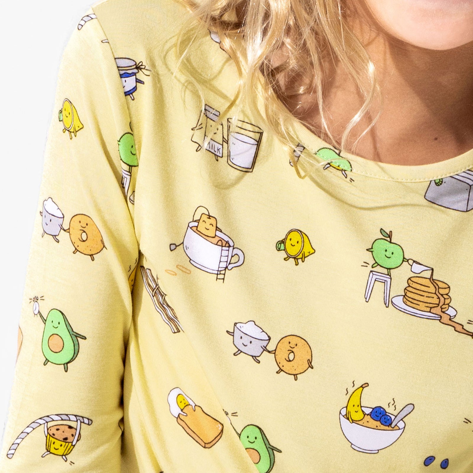 Love You Brunches Bamboo Kids Pajamas