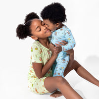 Sloth Pajama Party Bamboo Convertible Footie