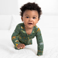 Jurassic Park: Safari Bamboo Convertible Footie