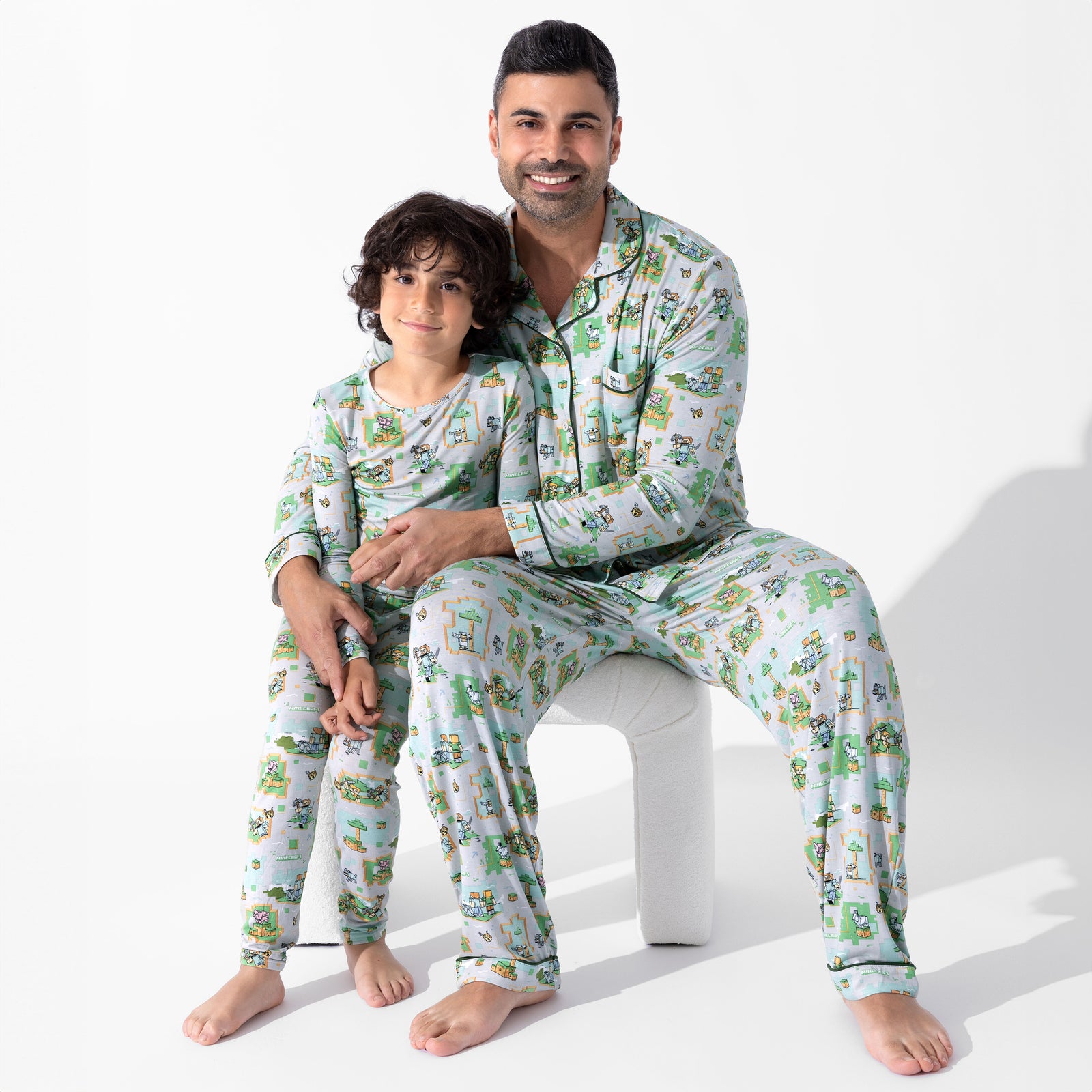 Minecraft Overworld Dreams Bamboo Men's Pajama Set